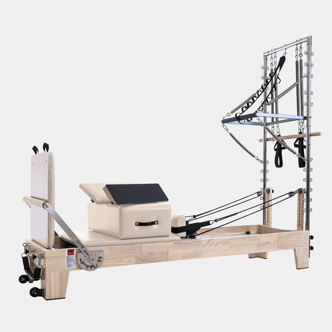 Wooden Pilates Reformer Machine with Tower
