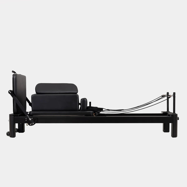 Black Aluminium Pilates Reformer Machine