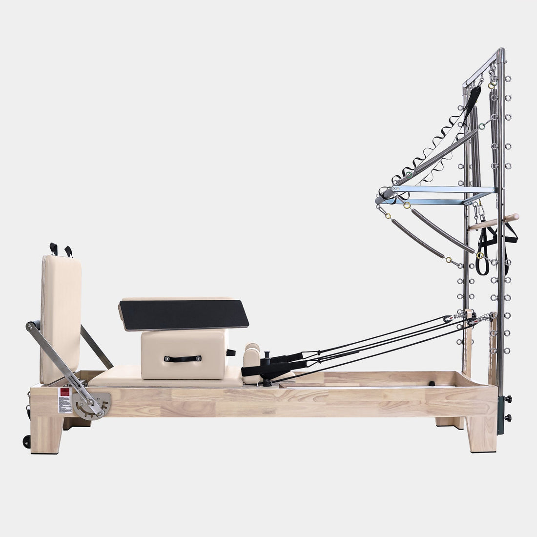 Wooden Pilates Reformer Machine with Tower