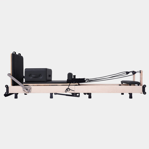 Foldable Maple Wood Pilates Reformer Machine for Home