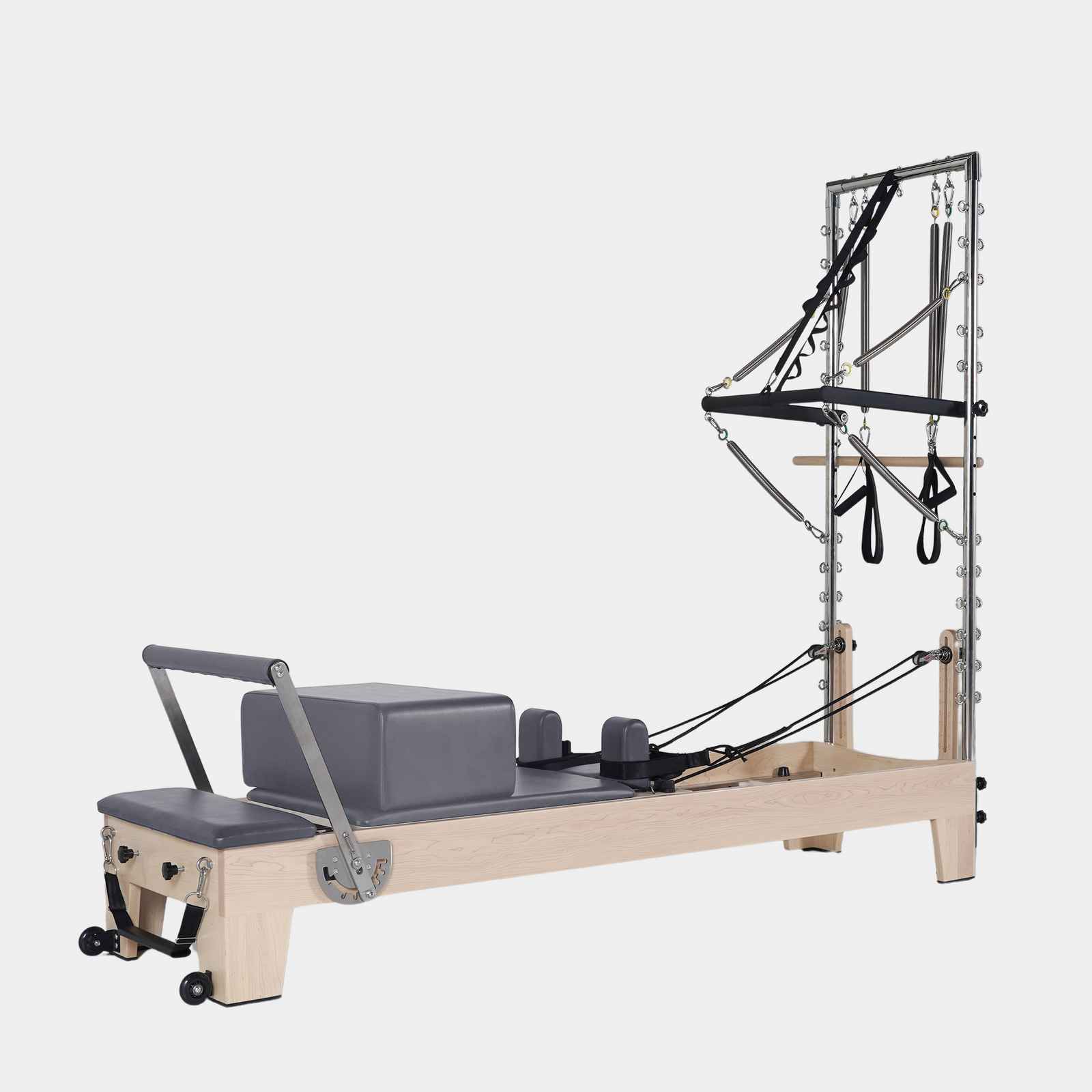 Reformer Pilates Machine - Maple with Tower