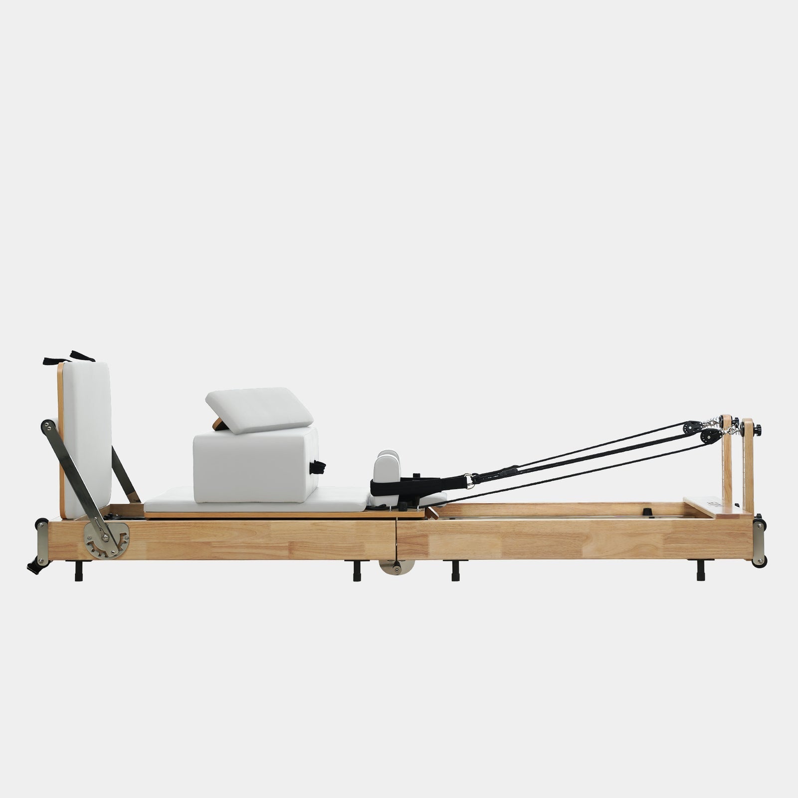 Reformer Pilates Machine - Foldable Solid Wood Space-Saving