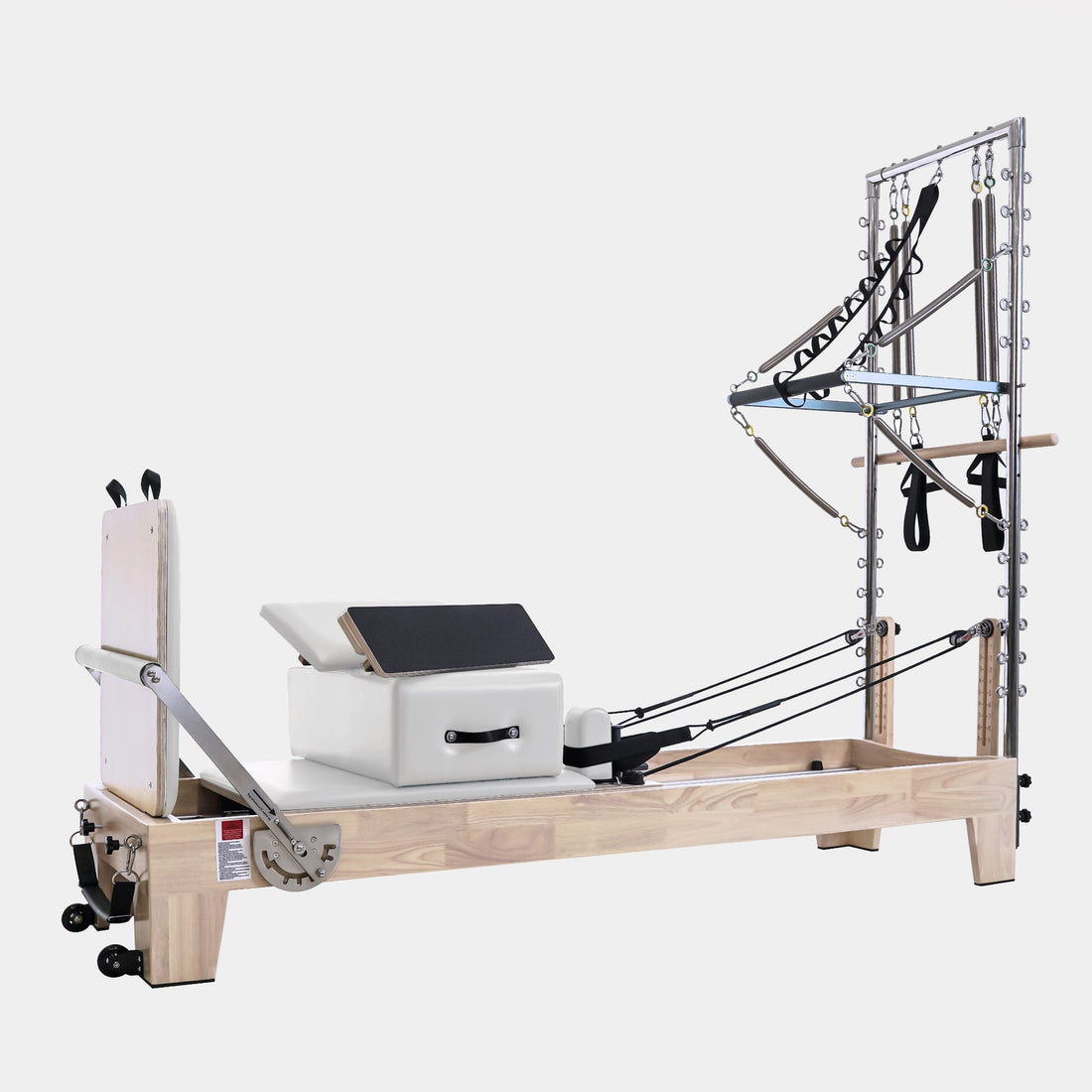 Wooden Pilates Reformer Machine with Tower