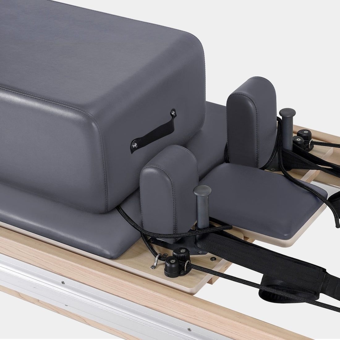 Maple Wood Pilates Reformer Machine with Tower – Full Track