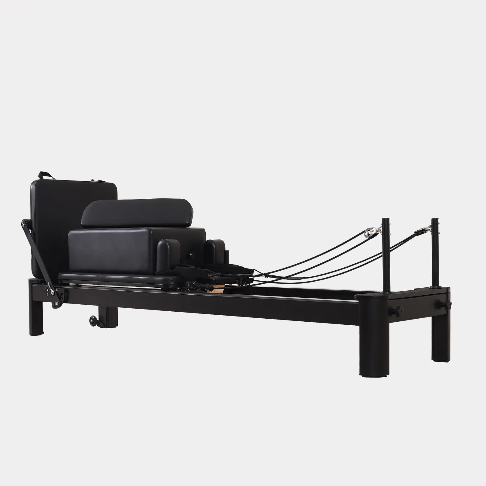 Reformer Pilates Machine - Black Aluminium