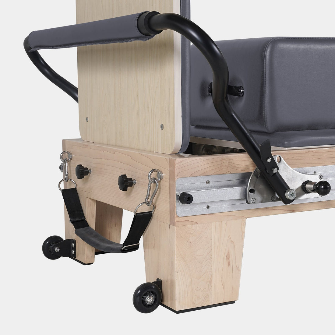Maple Wood Pilates Reformer Machine with Tower – Full Track