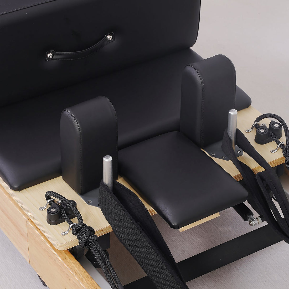 Foldable Oak Pilates Reformer
