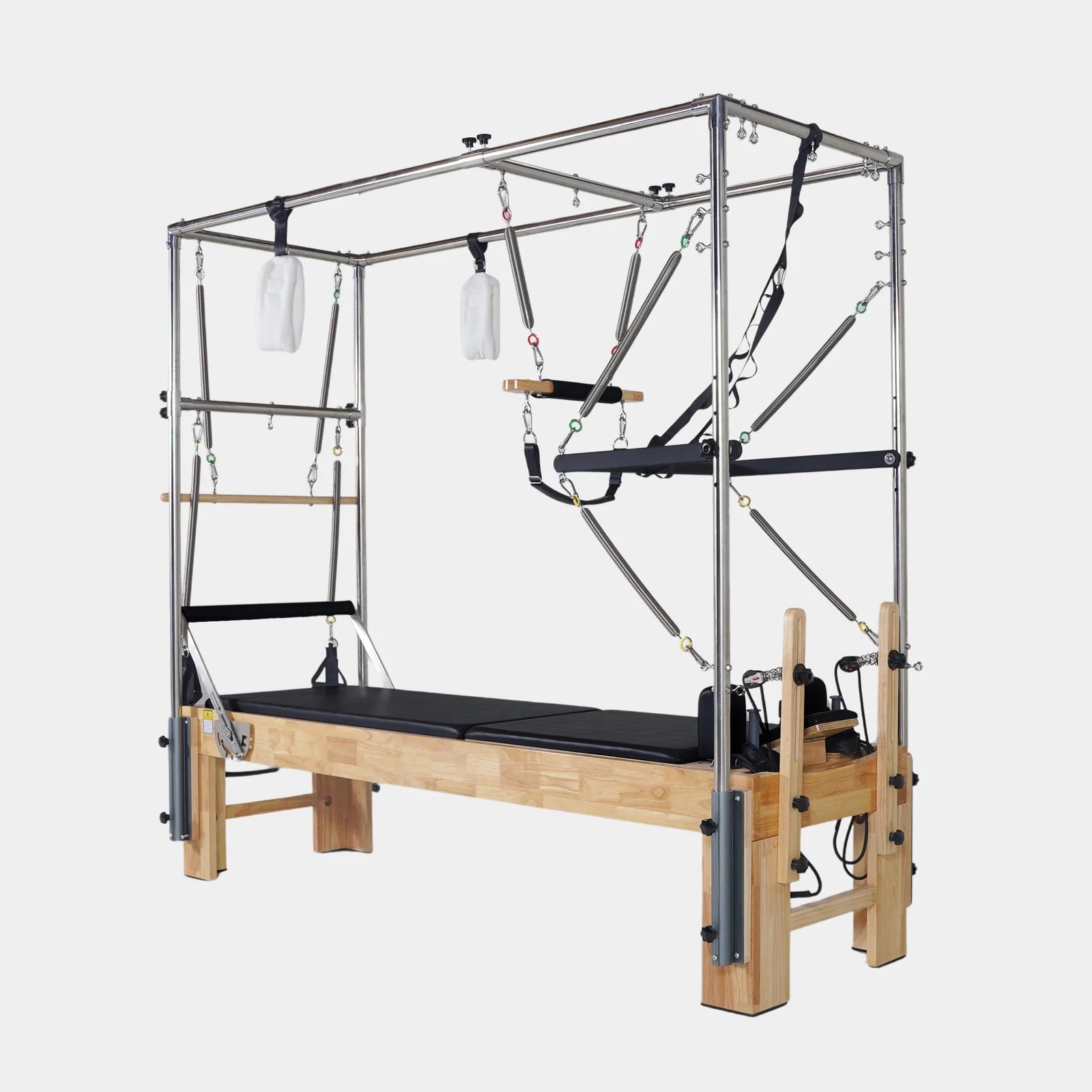 Reformer Pilates Machine - Wood 3-in-1 Tower and Cadillac