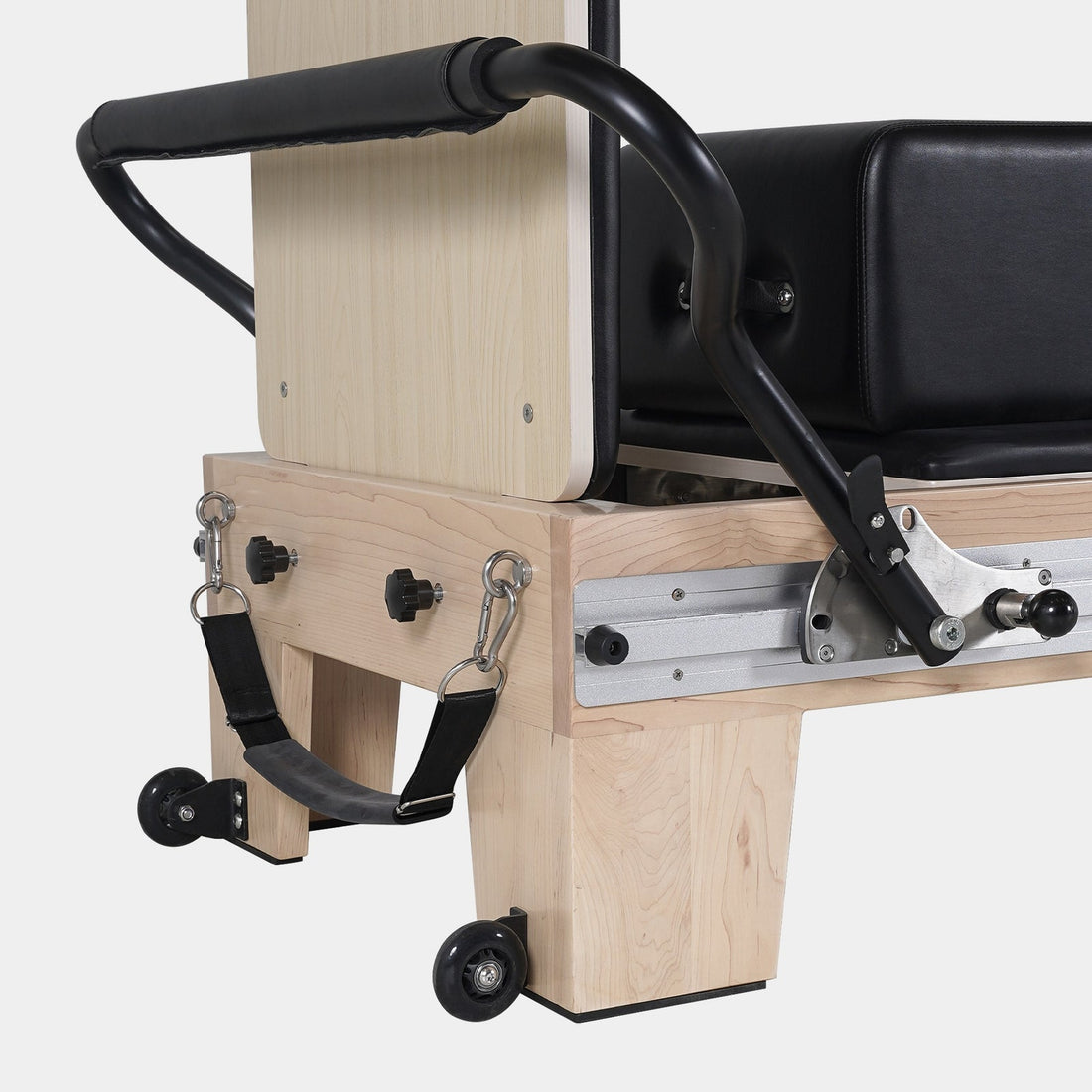 Maple Wood Pilates Reformer Machine with Tower – Full Track