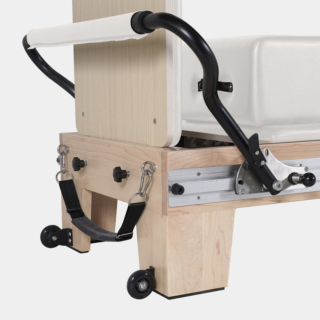 Maple Wood Pilates Reformer Machine with Tower – Full Track