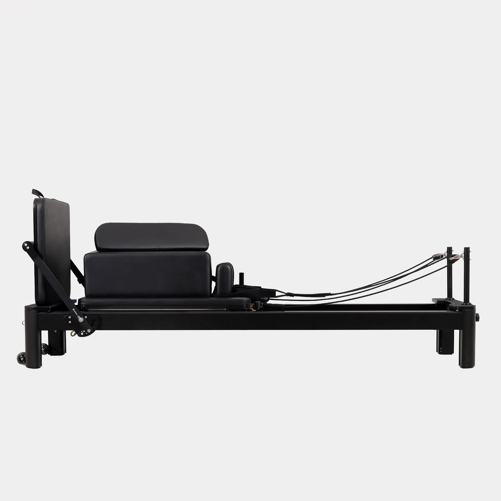 Reformer Pilates Machine - Black Aluminium
