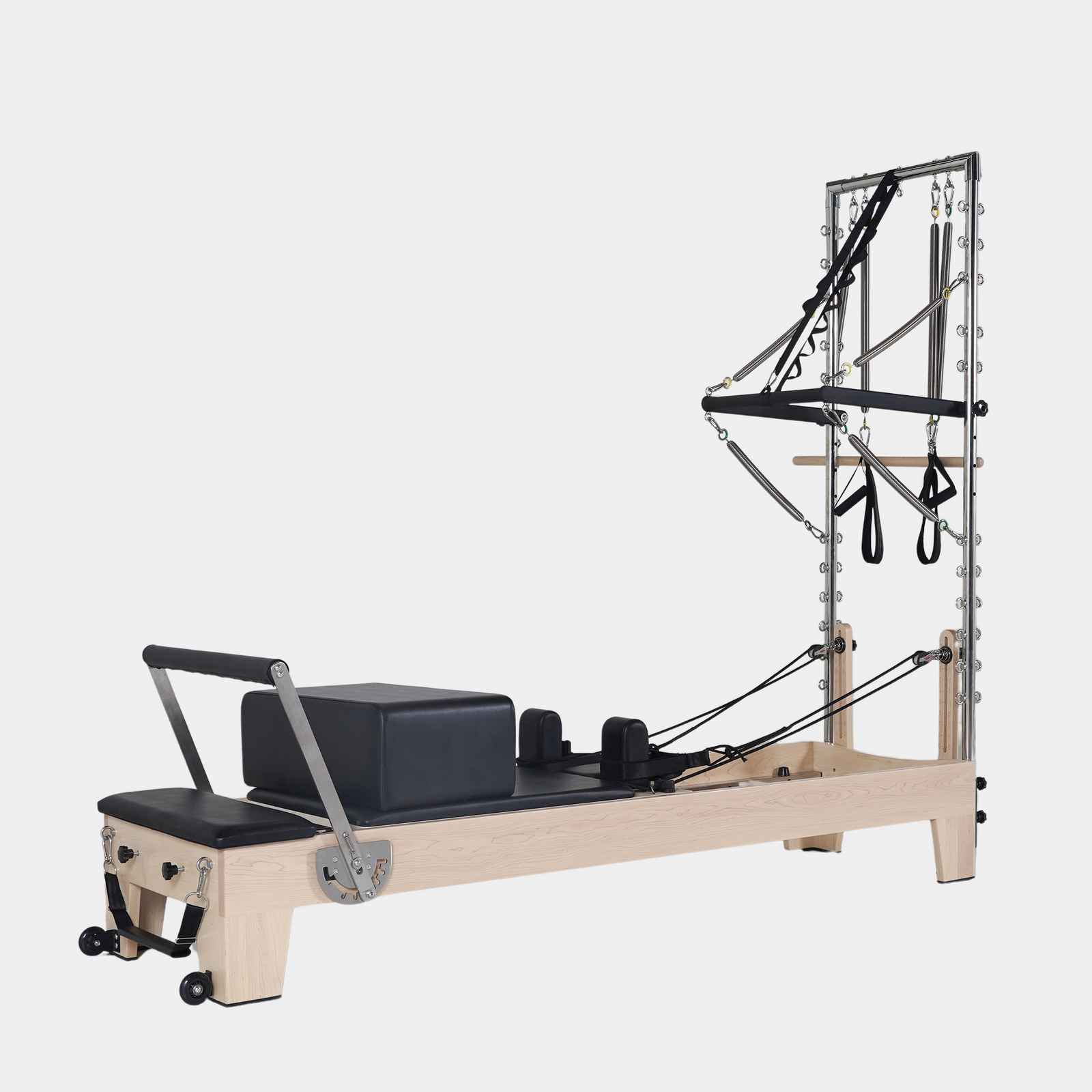 Reformer Pilates Machine - Maple with Tower