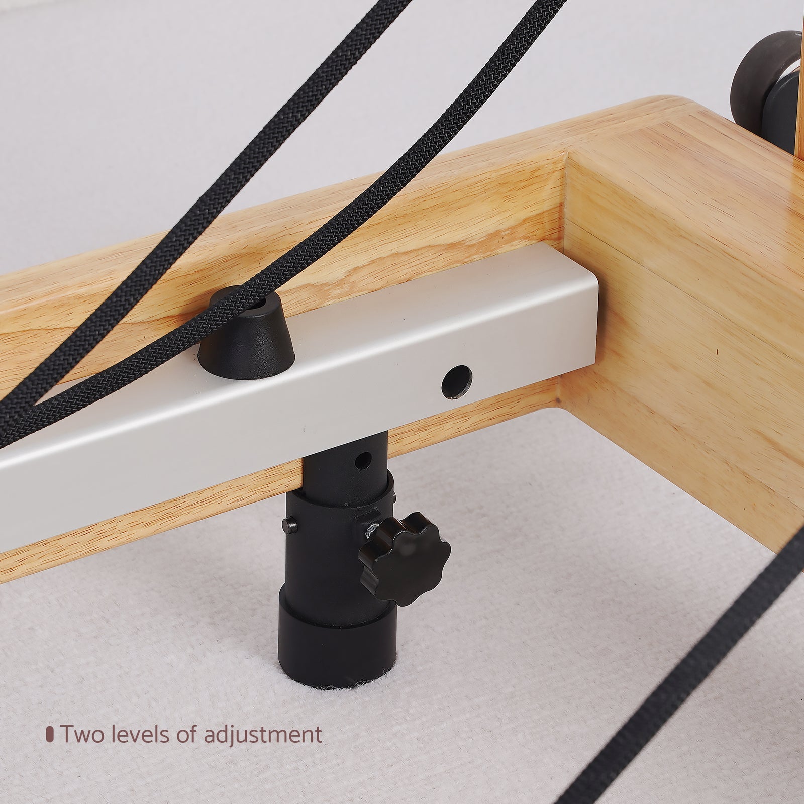 Reformer Pilates Machine - Oak Foldable Studio-Level