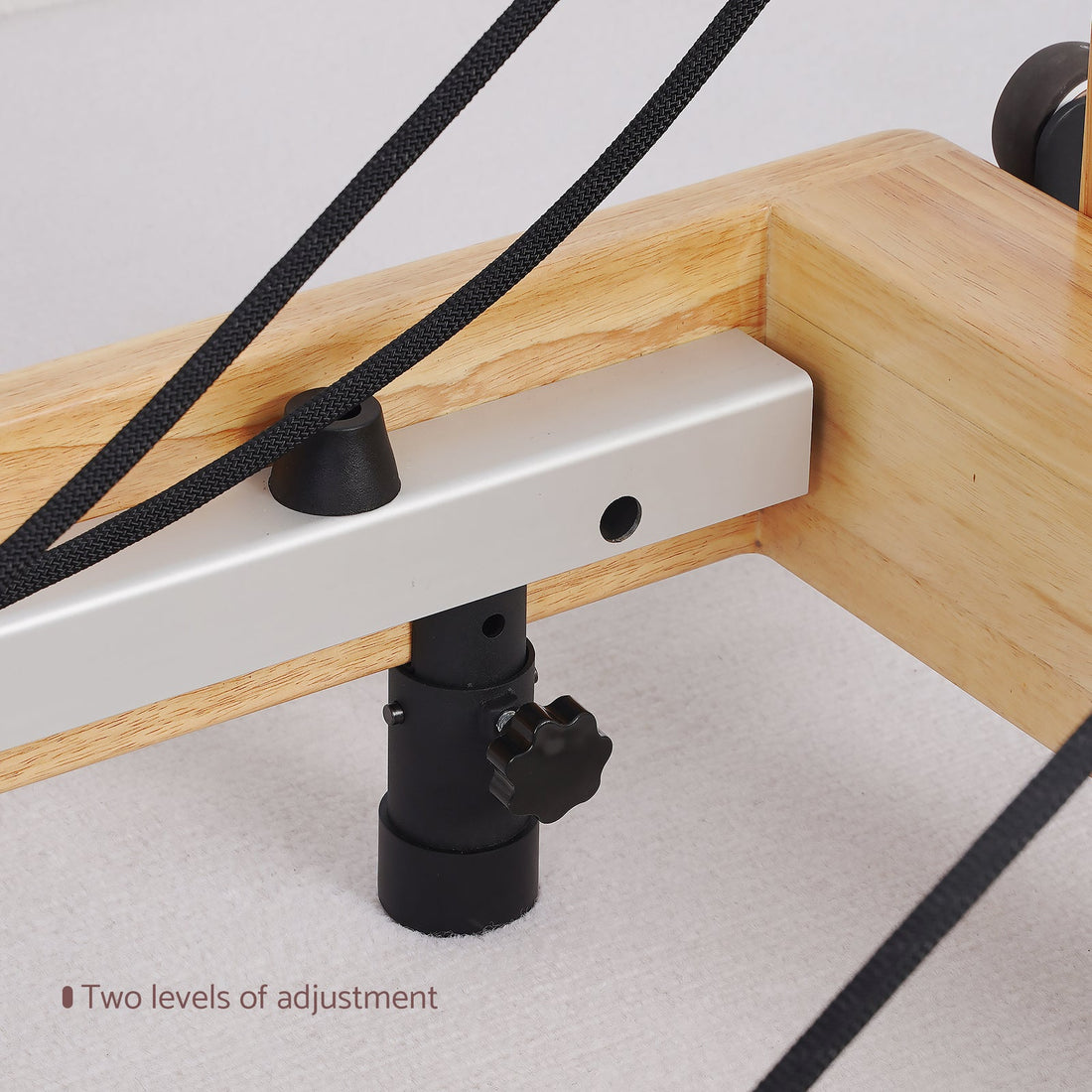 Foldable Oak Pilates Reformer