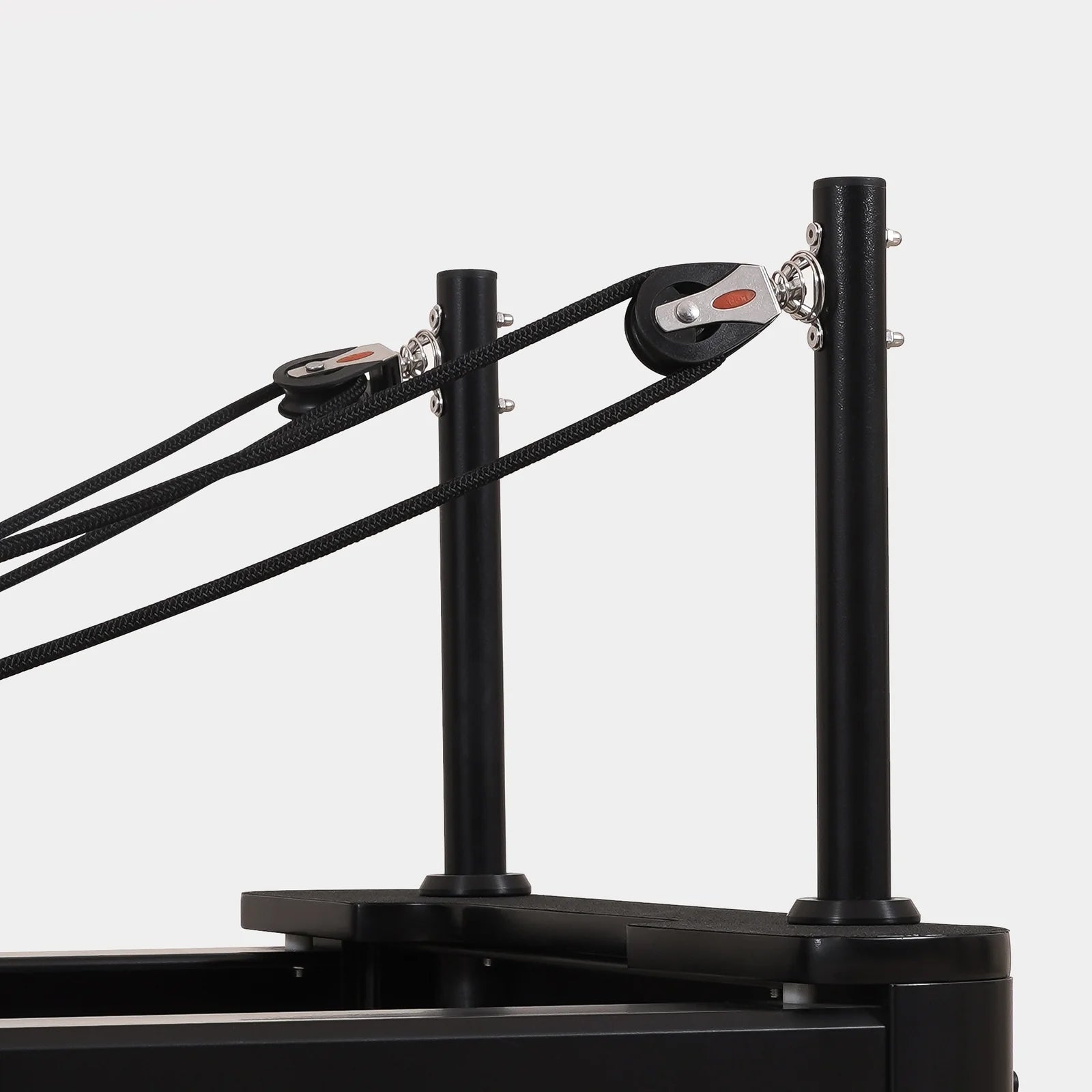 Reformer Pilates Machine - Black Aluminium