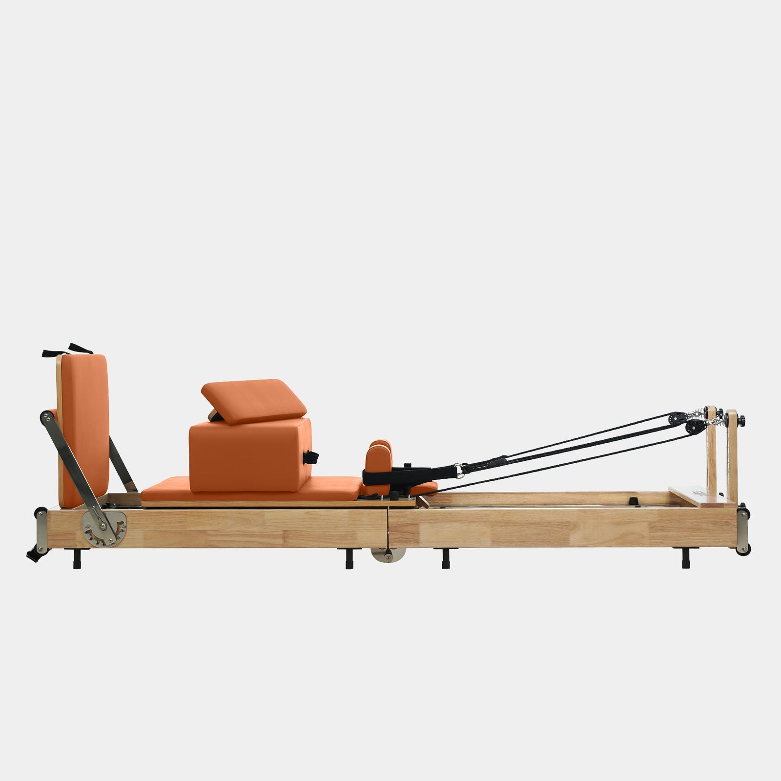 Reformer Pilates Machine - Foldable Solid Wood Space-Saving