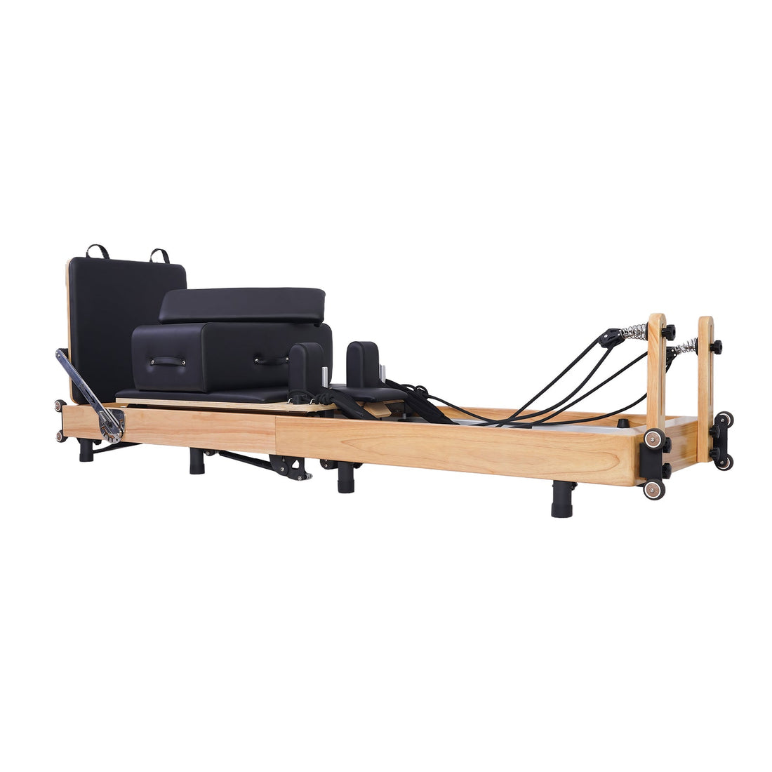 Foldable Oak Pilates Reformer