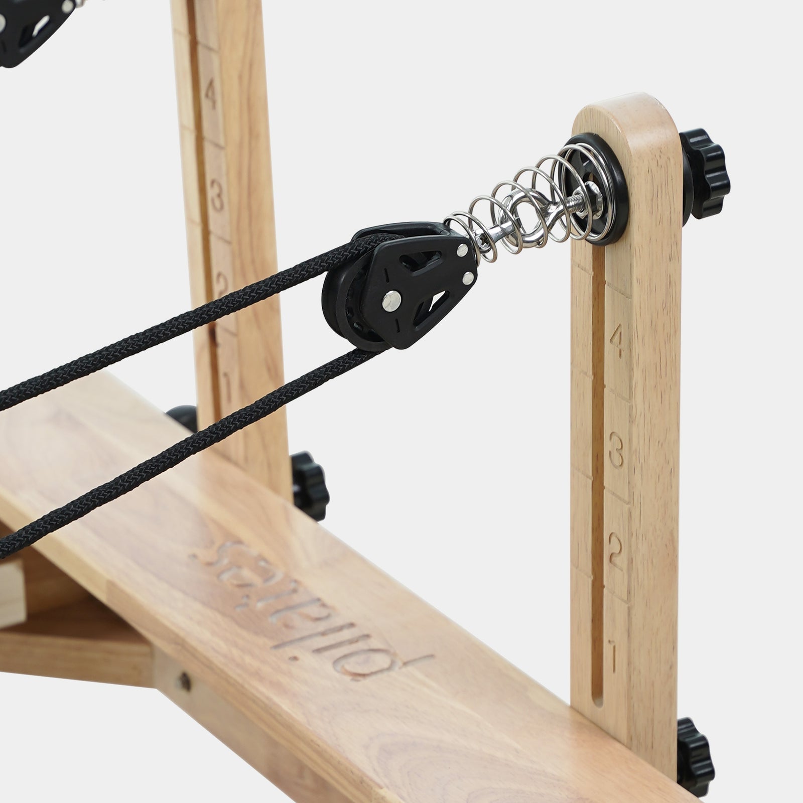 Reformer Pilates Machine - Foldable Solid Wood Space-Saving