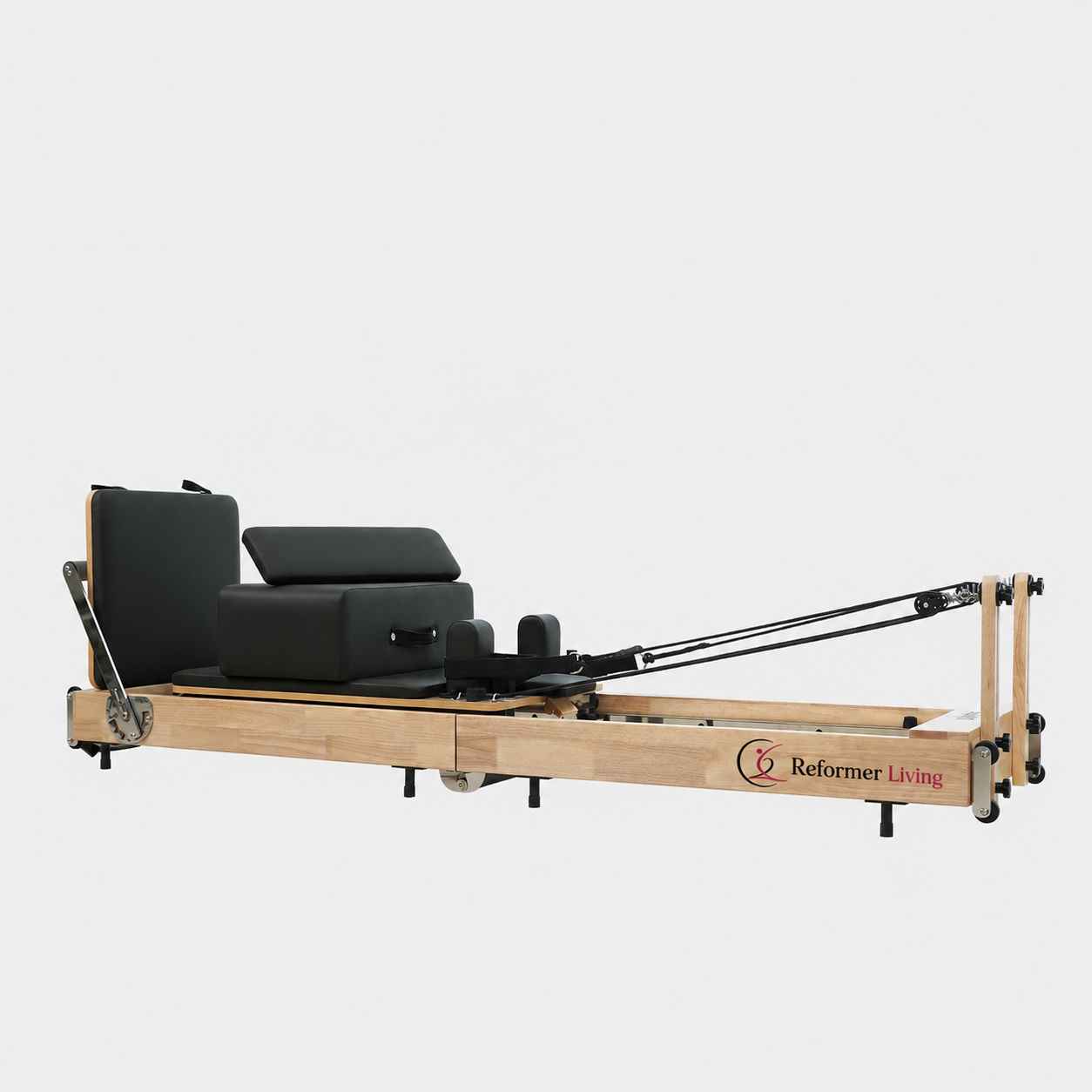 Reformer Pilates Machine - Foldable Solid Wood Space-Saving