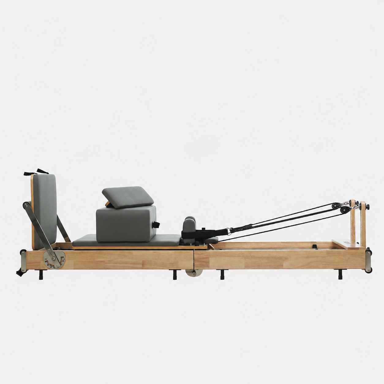 Reformer Pilates Machine - Foldable Solid Wood Space-Saving